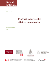 READ THE POLICY BRIEF by Francis Gaudreault In French Only