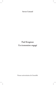 Paul Krugman Un économiste engagé
