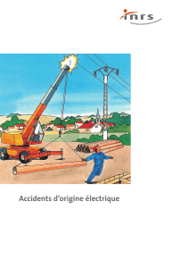 Accidents d`origine électrique