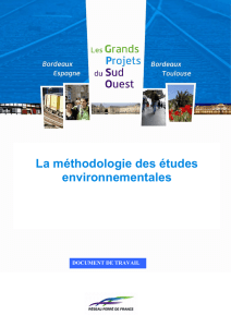 Méthodologie des études environnementales