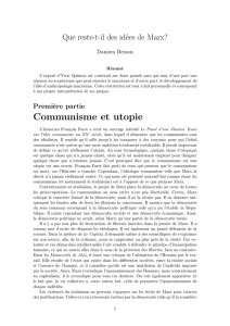 Communisme et utopie