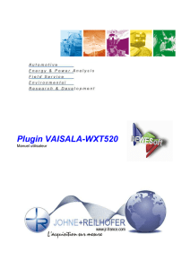Plugin VAISALA-WXT520