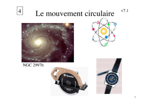 Le mouvement circulaire
