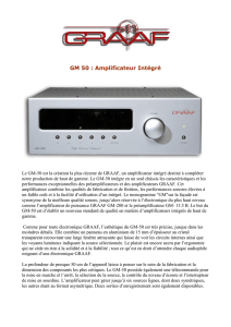 GM 50 : Amplificateur Intégré