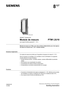 8127 Module de mesure PTM1.2U10