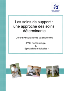 Soins de support - Centre Hospitalier de Valenciennes