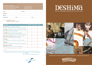 Deshima - Université de Strasbourg