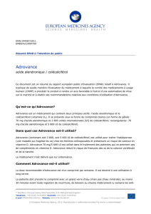 ADROVANCE - European Medicines Agency