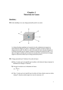 Chapitre 3 Théorème de Gauss