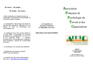 Association Française de Psychologie du Travail