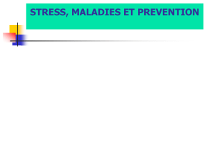 Stress, maladies et prévention