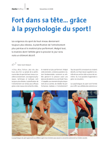 Fort dans sa tête… grâce à la psychologie du sport!