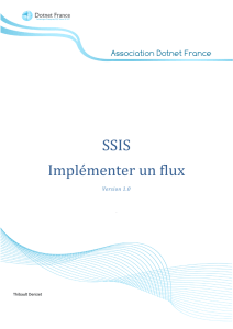 SSIS – Implémenter un flux
