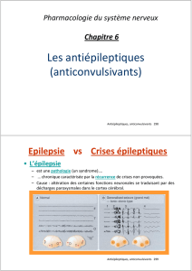 Les antiépileptiques (anticonvulsivants)