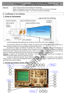 TP Physique 8 Utilisation de l`oscilloscope Application à l