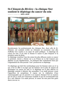 St-Clément-de-Rivière : la clinique Ster soutient le - Cliniques-STER