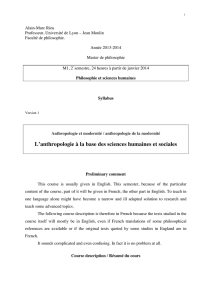 Anthropologie de la modernité ( PDF - 95.5 ko) - Alain