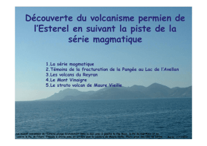 Découverte du volcanisme permien de l`Esterel en suivant la piste