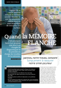 Clinique de la mémoire - Cliniques universitaires Saint-Luc