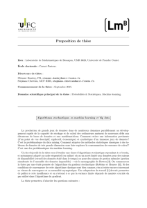 Proposition de thèse - Ecole Doctorale Carnot Pasteur