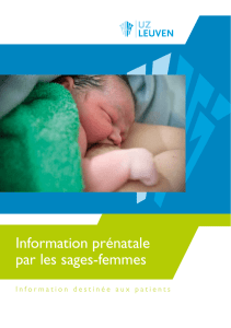 Information prénatale par les sages-femmes