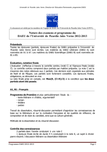 Programmes du DAEU 2012-2013 v2 - Université de Picardie Jules