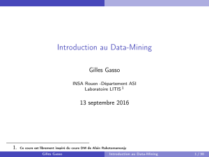 Introduction au Data-Mining