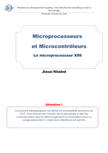 Microprocesseurs et Microcontrôleurs