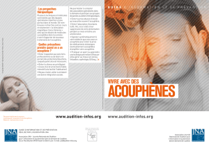 acouphènes - Journée Nationale de l`Audition