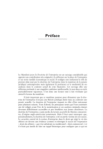 Préface - Editions Larcier