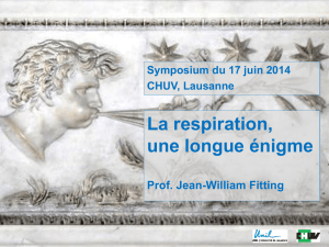 Une longue énigme Prof. Jean-William Fitting