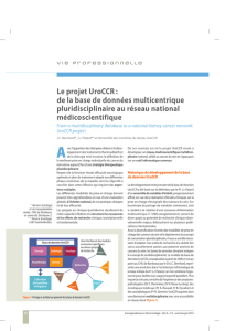 Le projet UroCCR : de la base de données multicentrique