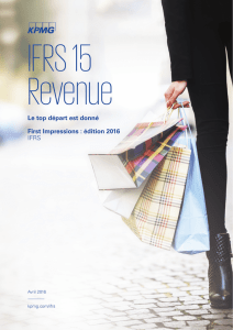 IFRS 15 Revenue