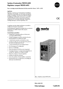 Système d`automation TROVIS 6400 Régulateur