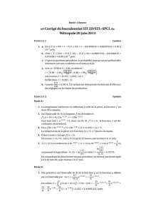 Corrigé du baccalauréat STI 2D/STL–SPCL Métropole 20
