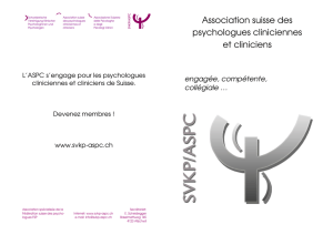 Association suisse des psychologues cliniciennes et