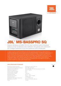 JBL® MS-BASSPRO SQ