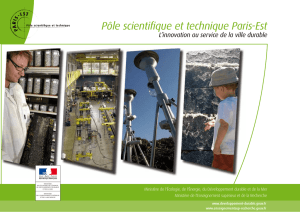 Pôle scientifique et technique Paris-Est
