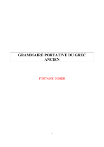 grammaire portative du grec ancien
