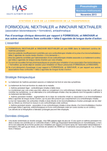 Formodual Nexthaler® et Innovair Nexthaler