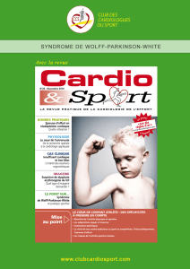 Syndrome-de-wolff-Pa.. - Club des Cardiologues du Sport