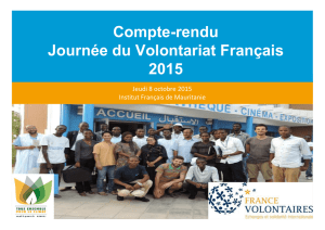Compte-rendu Journée du Volontariat Français 2015