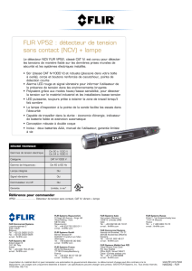 FLIR VP52 : détecteur de tension sans contact (NCV) + lampe