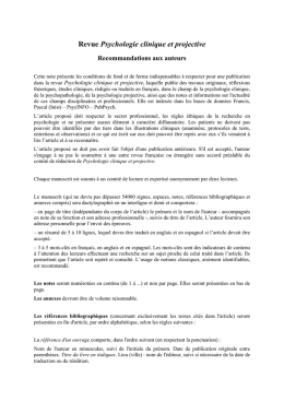 les enjeux phénoménologiques de la rencontre clinique
