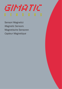 Sensori Magnetici Magnetic Sensors Magnetische