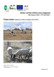 Secteur sud des Collines sous-vosgiennes Site Natura 2000 « FR