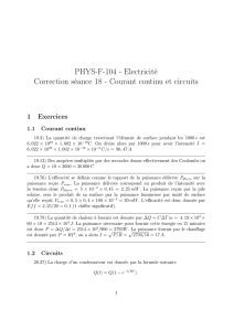 PHYS-F-104 - Electricité Correction séance 18