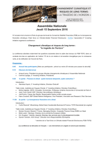 Assemblée Nationale - 2 Degrees Investing Initiative