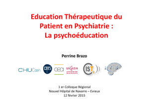 Education Thérapeutique du Patient en Psychiatrie : La