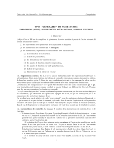 Université Aix Marseille - L3 Informatique Compilation TP08